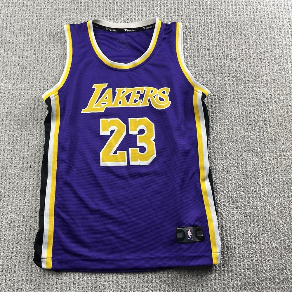 LeBron James Los Angeles LA Lakers #6 Fanatics Youth Large Basketball Jersey NBA